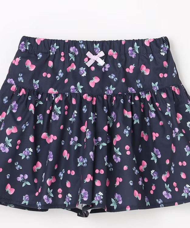 日本童裝 aF#a325 水果印花裙褲 100-150cm 女童款 夏季 PANTS