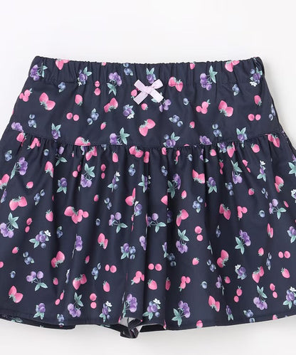 日本童裝 aF#a325 水果印花裙褲 100-150cm 女童款 夏季 PANTS