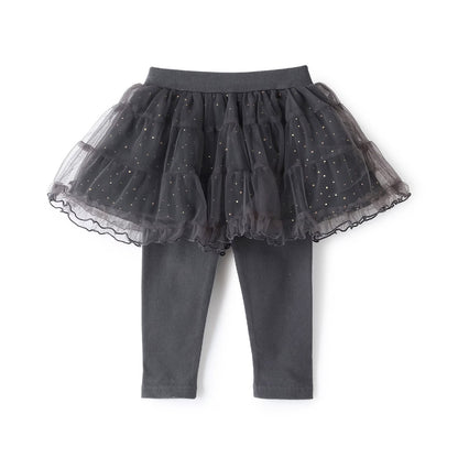 日本童裝 pe#main 薄紗裙連緊身褲 80-130cm 女童款 冬季 SKIRTS PANTS
