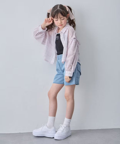 日本童裝 aF#a325 吊帶上衣 110-160cm 女童款 夏季 TOPS