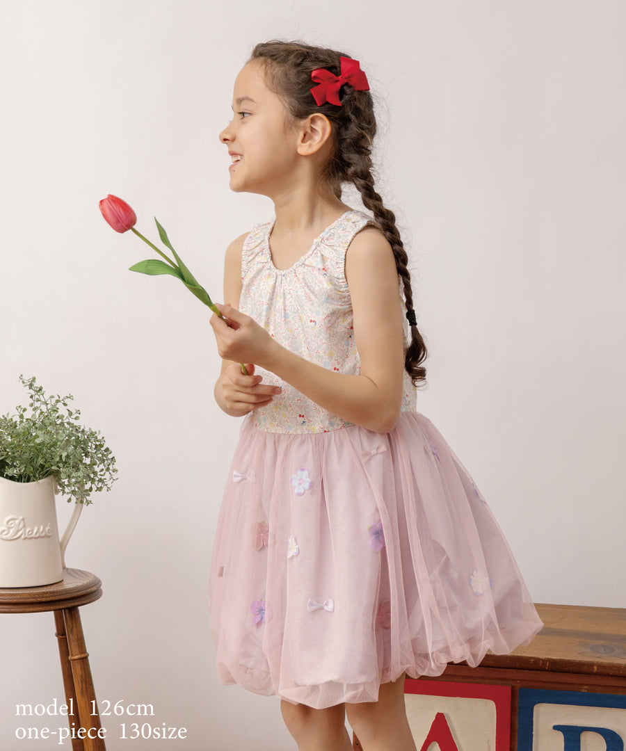 日本童裝 panpantutu x Sanrio Hello Kitty 泡泡背心連身裙 80-150cm 女童款 夏季 DRESSES