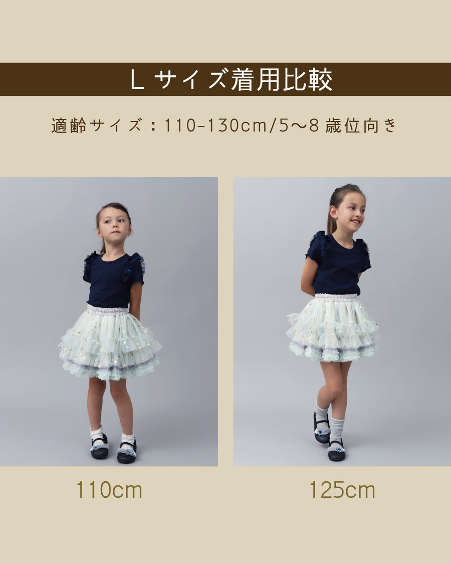 日本童裝 panpantutu 法式藍 tutu裙 70-145cm 女童款 初生嬰兒 夏季 SKIRTS