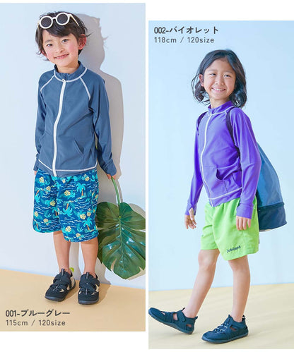 Japanese children's clothing dev!rock waterproof series stand collar thin jacket 100-160cm boys/girls spring and summer outerwear