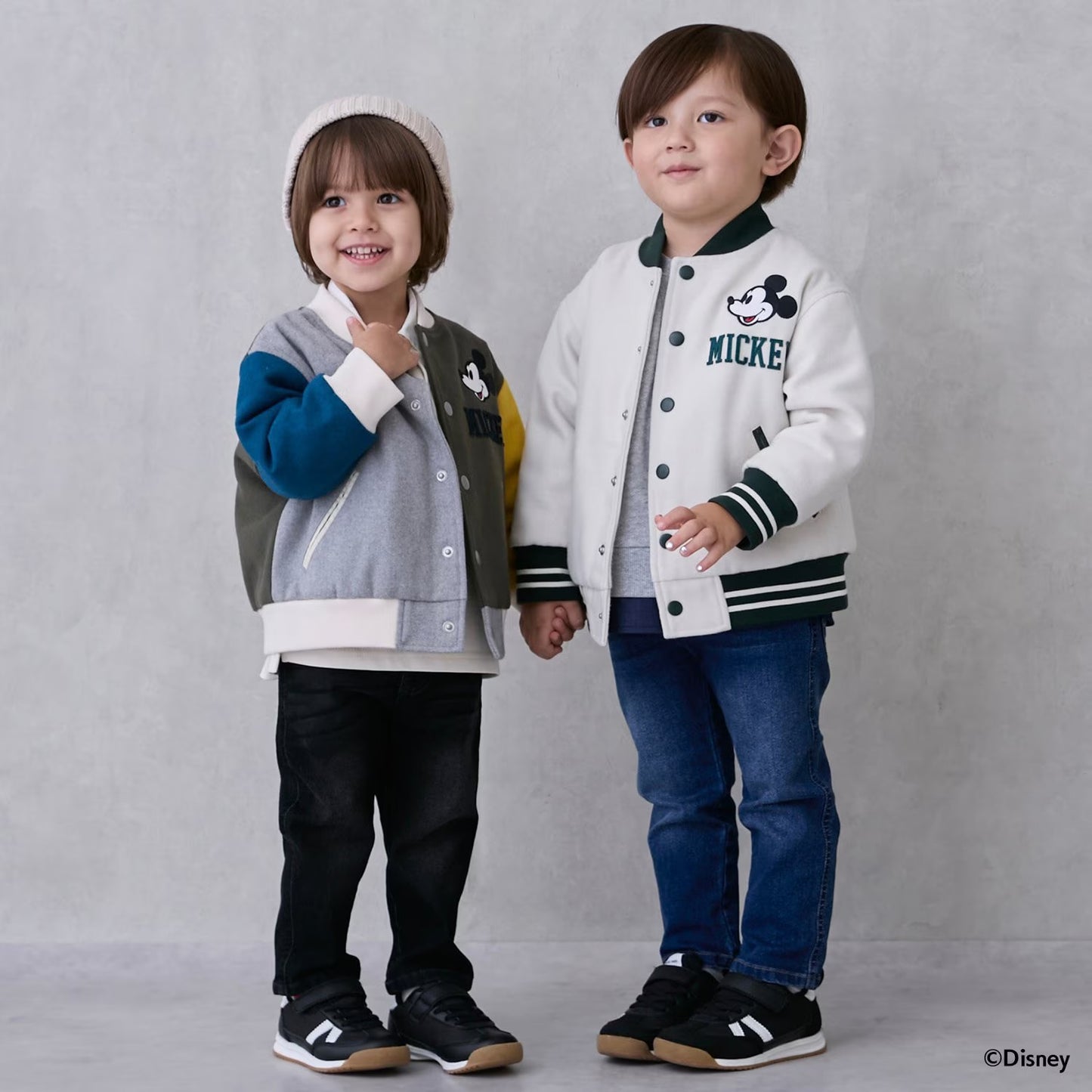 日本童裝 pe#main x Disney 棒球夾棉外套 80-130cm 男童款 秋季 (適合初秋、香港平均溫度）OUTERWEAR 