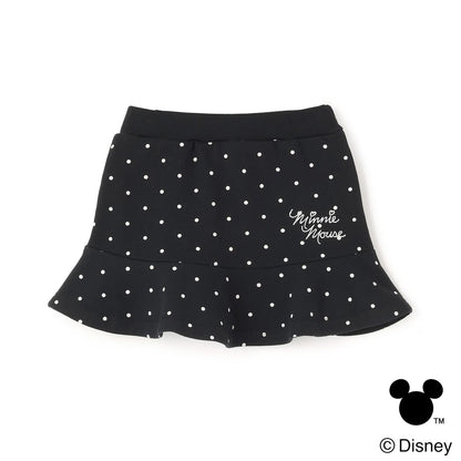 日本童裝 pe#main x Disney 毛毛圖案短裙 80-130cm 女童款 冬季 SKIRTS 聖誕紅/新年紅