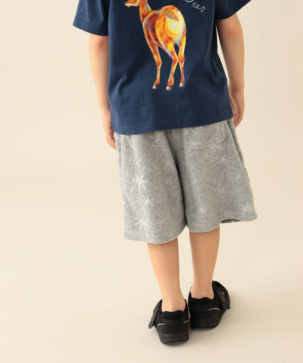 日本童裝 BEAMS mini 全圖案毛絨短褲 90-140cm 女童款 夏季 PANTS