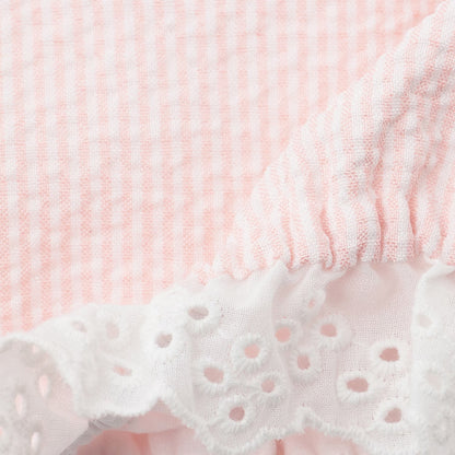 日本童裝 pe#main 蕾絲邊無袖襯衫 80-130cm 女童款 夏季 TOPS
