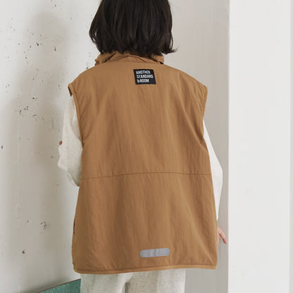 日本童裝 b・R# 2Way 雙面兩著 背心外套 100-150cm 男童款 冬季 OUTERWEAR 【日本預售：2026年9月中旬】
