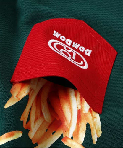 日本童裝 apres les cours x DomDom漢堡 印花衛衣 80-130cm 男童款/女童款 冬季 TOPS 聖誕紅/新年紅