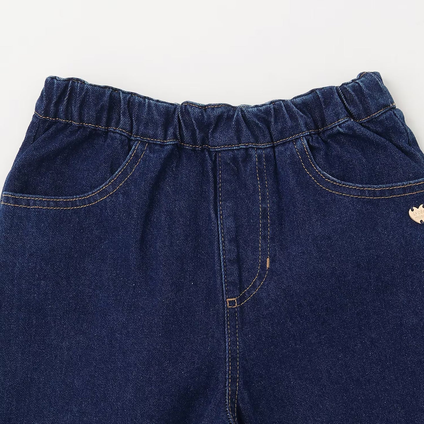 日本童裝 Ly# mine 後繫帶蝴蝶結牛仔褲 100-140cm 女童款 秋季 PANTS