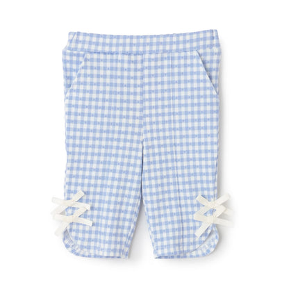 日本童裝 pe#main 防污系列 七分長蝴蝶結短褲 80-130cm 女童款 夏季 PANTS