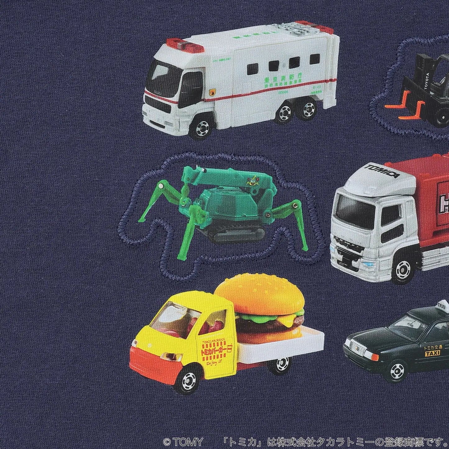 日本童裝 b・R# x Tomica 印花上衣 90-130cm 男童款 秋季 TOPS