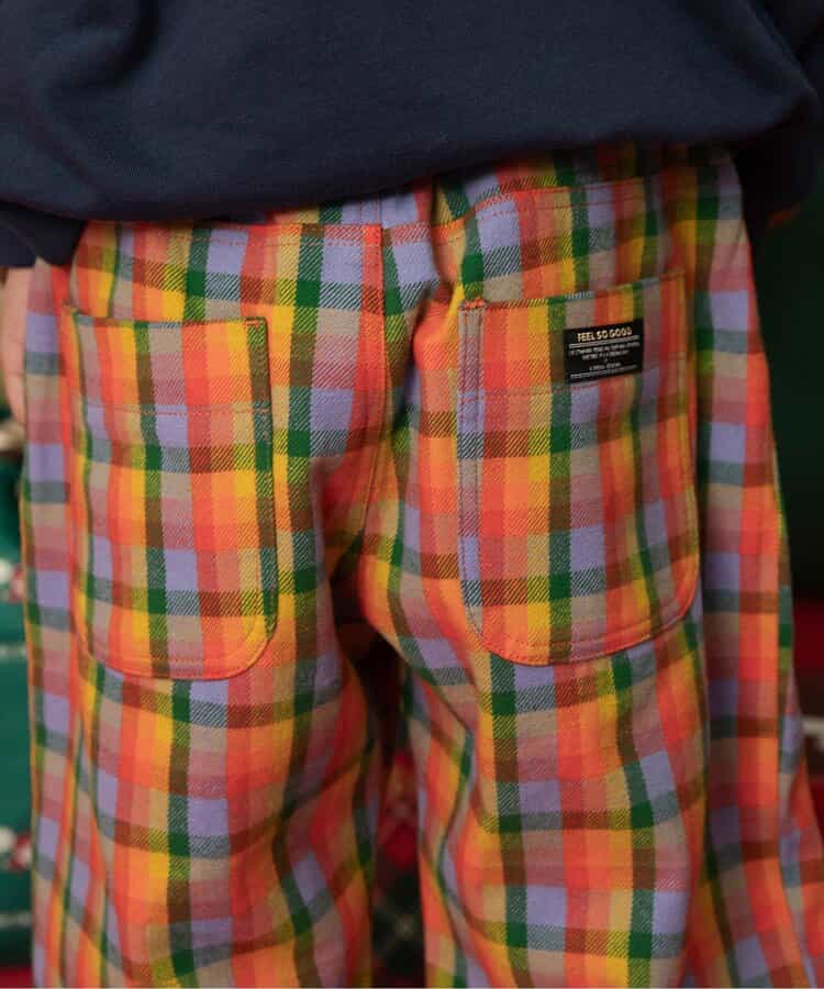 日本童裝 BREEZE 格仔長褲 80-150cm 男童款/女童款 冬季 Pants Christmas 聖誕快樂特輯 聖誕服裝/飾物配件 聖誕紅/新年紅