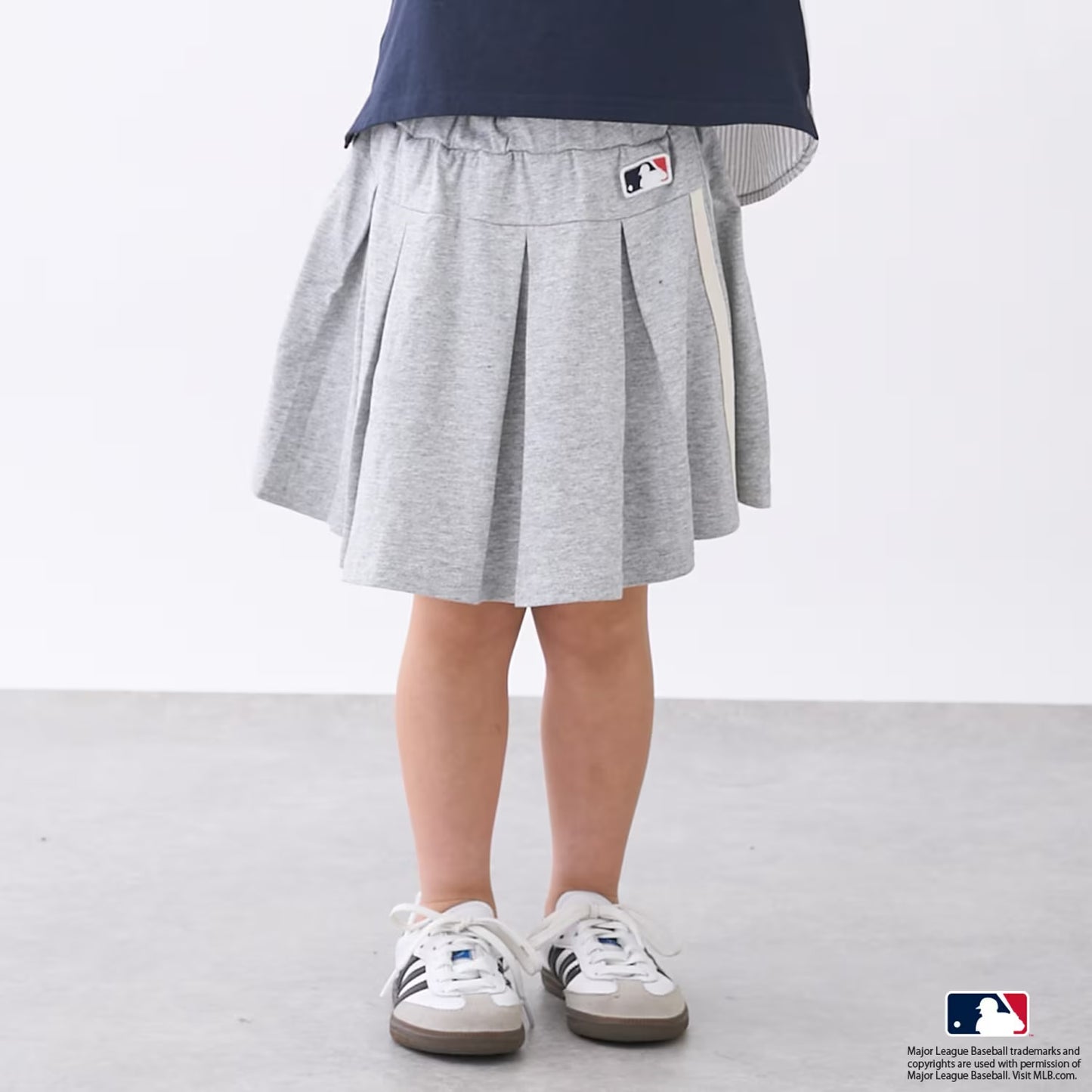 日本童裝 pe#main x 【MLB】上衣短裙兩件套裝 80-130cm 女童款 夏季 TOPS SKIRTS