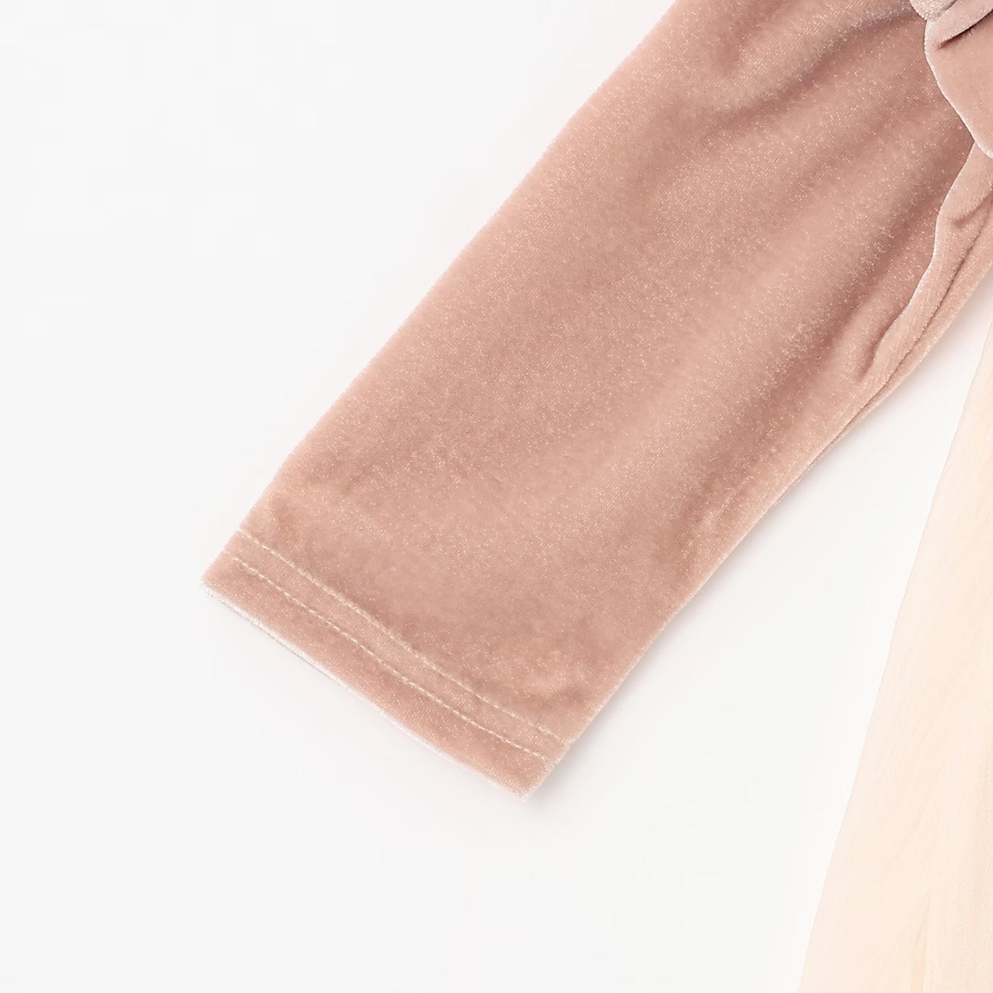 日本童裝 pe#main 泡泡袖雪紡連身裙 80-130cm 女童款 冬季 DRESSES 面試/宴會/表演