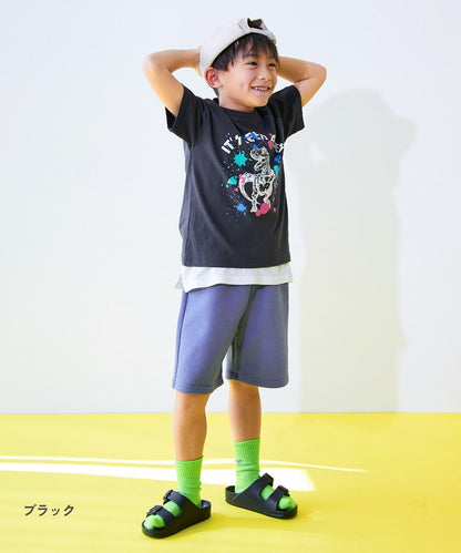 Japanese children's clothing dev!rock waterproof series stand collar thin jacket 100-160cm boys/girls spring and summer outerwear