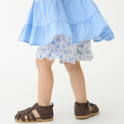 日本童裝 pe#main 水陸兩用 沙灘花邊短褲 80-130cm 女童款 PANTS 夏日玩水泳衣特輯