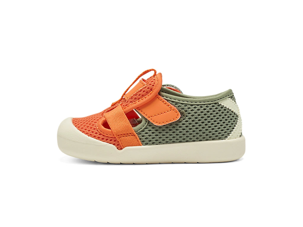 日本直送 日版MEXICO 66 KIDS SANDAL MIKAN ORANGE/LICHEN GREEN 12-16cm 鞋系列