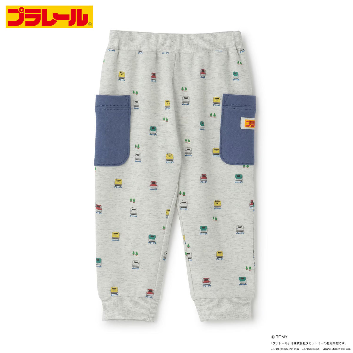 日本童裝 pe#main x 新幹線 雙口袋長褲 80-130cm 男童款 秋季 TOPS 鐵路系列