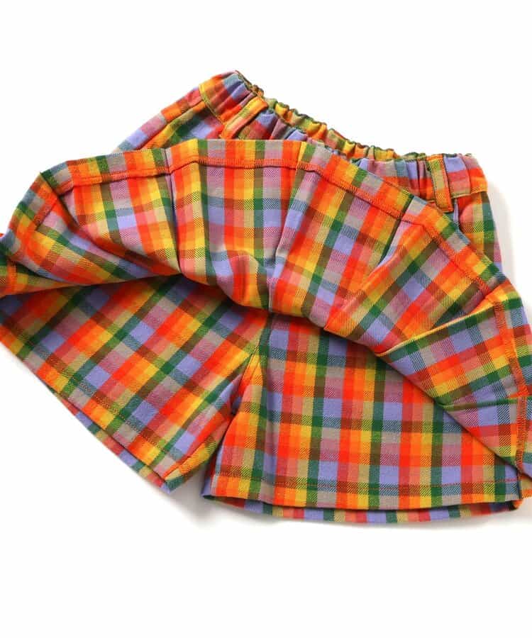 日本童裝 BREEZE 格仔百褶裙褲 80-140cm 女童款 冬季  SKIRTS PANTS Christmas 聖誕快樂特輯 聖誕服裝/飾物配件 聖誕紅/新年紅