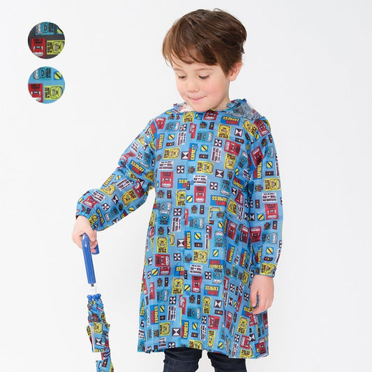 Moujonjon Kids Foret JR Shinkansen Raincoat SL (Rainy Day Series) 