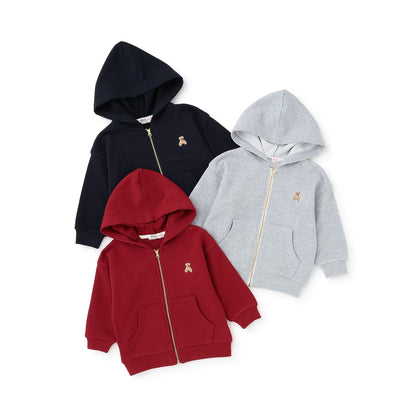 日本童裝 pe#main x【POLO BCS】衛衣外套 80-130cm 男童款/女童款 秋季 OUTERWEAR 聖誕紅/新年紅