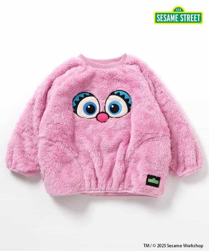 日本童裝 BREEZE x Sesame Street 毛毛上衣 80-140cm 男童款/女童款 冬季 TOPS