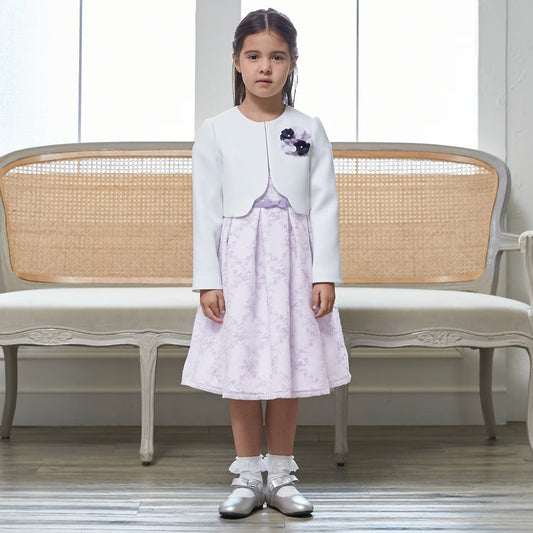 日本童裝 pe#main 禮服兩件套裝 110-130cm 女童款 冬季 OUTERWEAR DRESSES 面試/宴會/表演