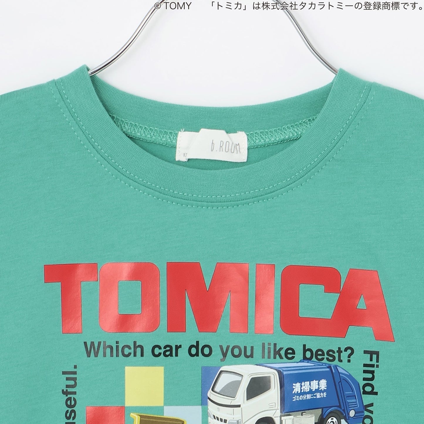 日本童裝 b・R# x Tomica 印花上衣 90-130cm 男童款 秋季 TOPS