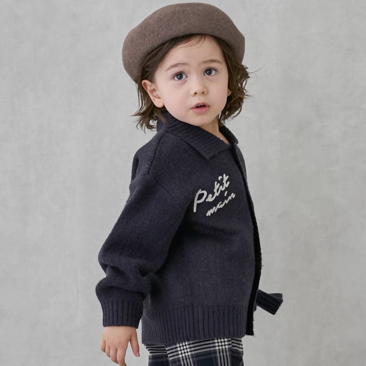 日本童裝 pe#main 針織外套 80-130cm 男童款 冬季 OUTERWEAR