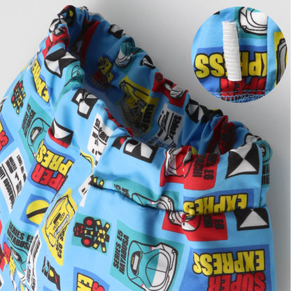 Japanese Moujonjon JR Shinkansen UV-proof Beach Pants 90-130cm Boys' Summer Swimsuit Special Railway Series 