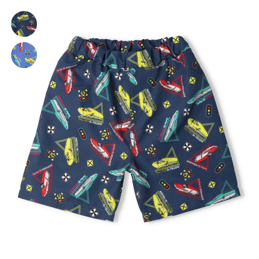 Japanese Moujonjon JR Shinkansen UV-proof Beach Pants 90-130cm Boys' Summer Swimsuit Special Railway Series 