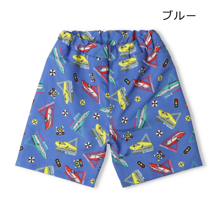 Japanese Moujonjon JR Shinkansen UV-proof Beach Pants 90-130cm Boys' Summer Swimsuit Special Railway Series 
