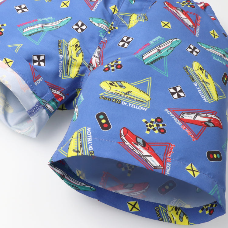 Japanese Moujonjon JR Shinkansen UV-proof Beach Pants 90-130cm Boys' Summer Swimsuit Special Railway Series 