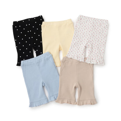 日本童裝 pe#main 防污系列 七分長荷葉邊褲 80-130cm 女童款 夏季 PANTS