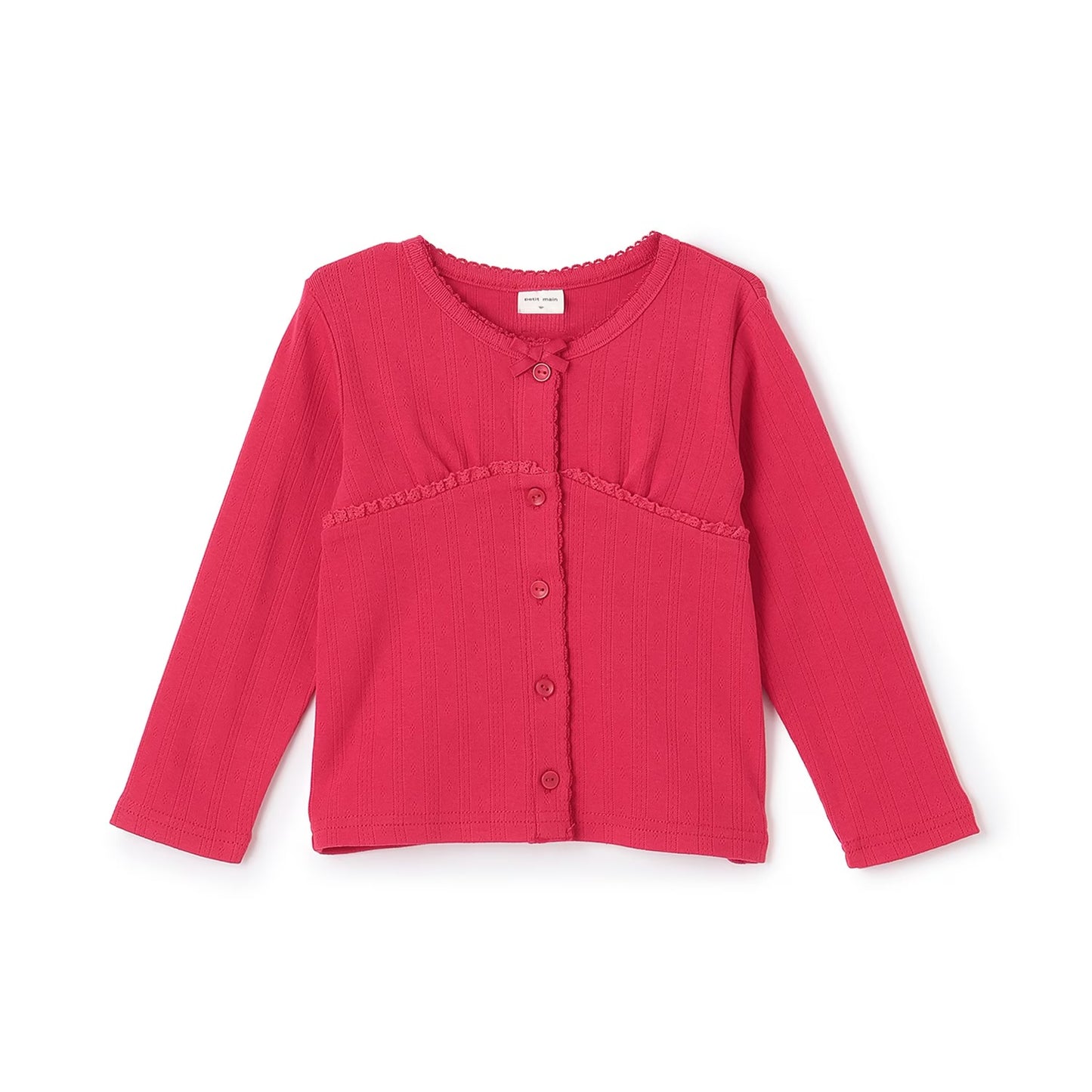 日本童裝 pe#main 防UV 針織外套 80-130cm 女童款 夏季 OUTERWEAR