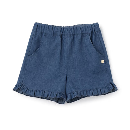 Japanese children's clothing Ly# mine tank top and shorts set 100-150cm girls summer TOPS PANTS 