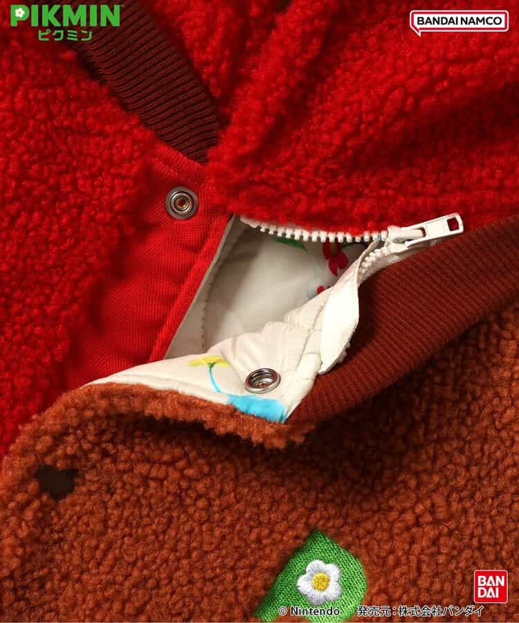 日本童裝 BREEZE x Pikmin 2Way 雙面兩著 夾棉外套 80-140cm 男童款/女童款 冬季 (適合初秋、香港平均溫度、寒冷天氣）OUTERWEAR 