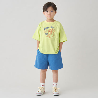 日本童裝 b・R# 彩色圖案印花上衣 90-140cm 男童款 夏季 TOPS