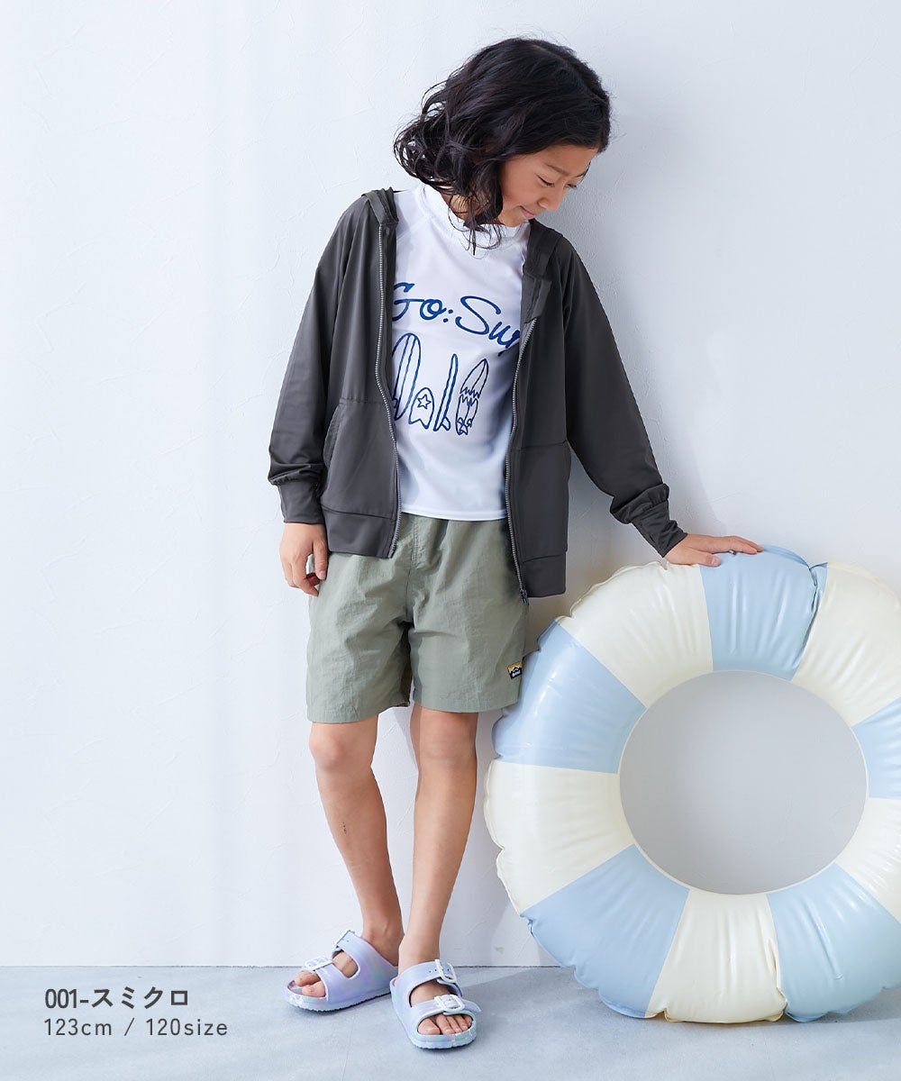 Japanese children's clothing dev!rock waterproof series stand collar thin jacket 100-160cm boys/girls spring and summer outerwear