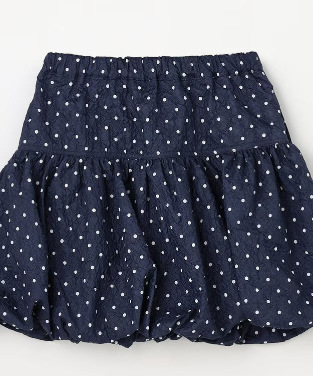 日本童裝 aF#a325 泡泡波點短裙 110-150cm 女童款 夏季 SKIRTS