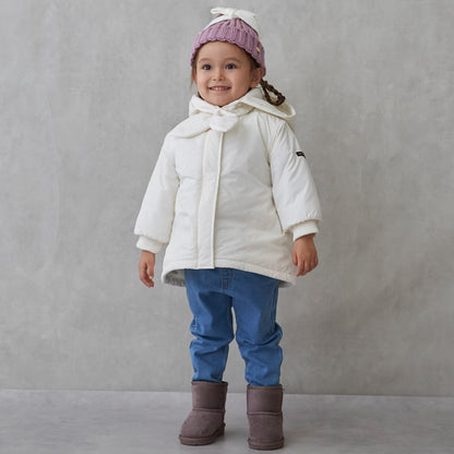 日本童裝 pe#main 夾棉抓毛外套 90-130cm 女童款 冬季 (適合香港平均溫度、寒冷天氣、溫度低天氣）OUTERWEAR