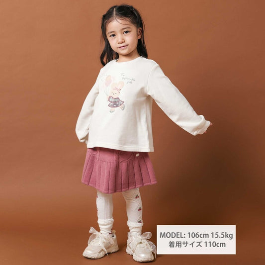 日本童裝  SLAP SLIP 印靴圖案上衣 80-130cm 女童款 冬季 TOPS