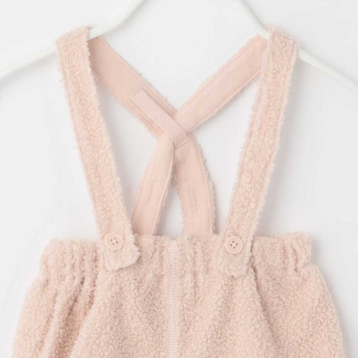 日本童裝 pe#main x Monchhichi 毛毛吊帶短褲 50-80cm 男童款/女童款 初生嬰兒 秋季 Jumpsuit PANTS