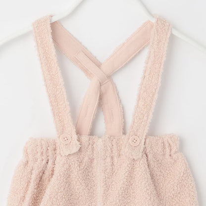 日本童裝 pe#main x Monchhichi 毛毛吊帶短褲 50-80cm 男童款/女童款 初生嬰兒 秋季 Jumpsuit PANTS