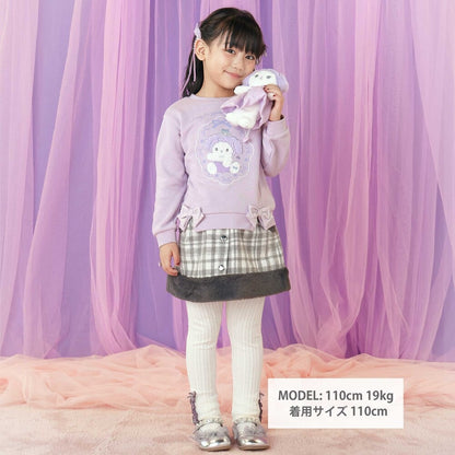 日本童裝  SLAP SLIP 【スラプリ】毛毛貼布衛衣 90-130cm 女童款 冬季 TOPS