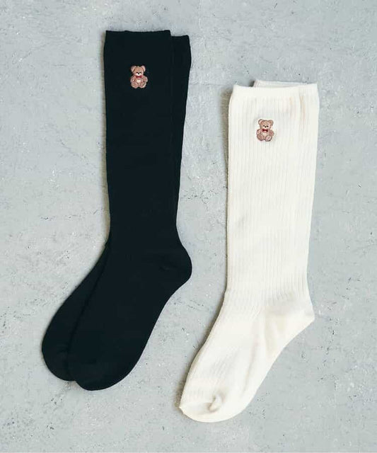 日本直送 apres les cours x tiny bear 襪一對 10-21cm 襪系列