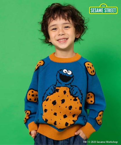 日本童裝 BREEZE x Sesame Street 冷衫 80-140cm 男童款/女童款 冬季 TOPS