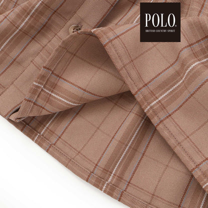 日本童裝  SLAP SLIP x POLO BCS 格紋拼接連身裙 80-130cm 女童款 秋季 DRESSES 面試/宴會/表演
