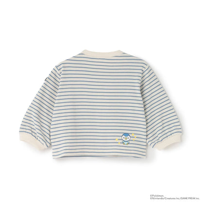 日本童裝 pe#main x【monpoke】刺繡衛衣 70-80cm 男童款/女童款 初生嬰兒 秋季 TOPS
